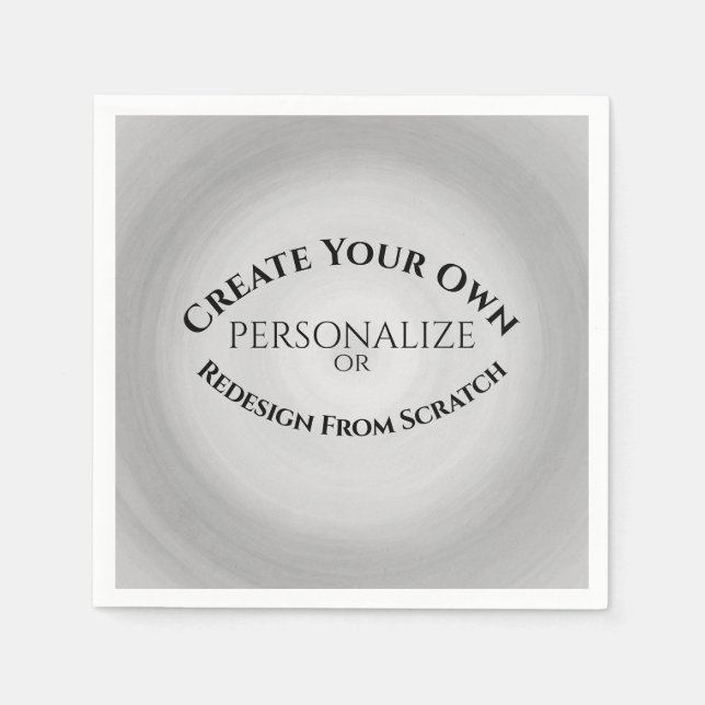 Create Your Own Custom Napkins (Front)