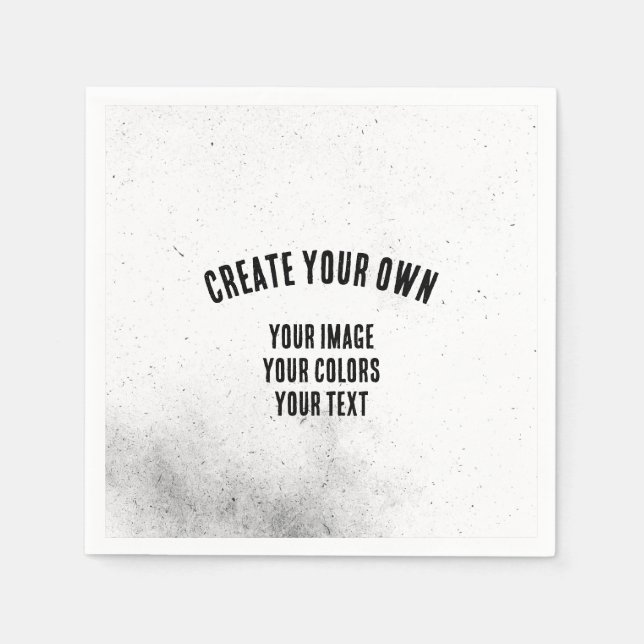 Create Your Own Custom Napkins (Front)
