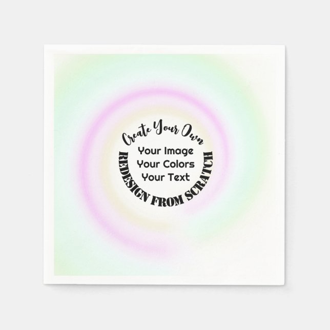 Create Your Own Custom Napkins (Front)