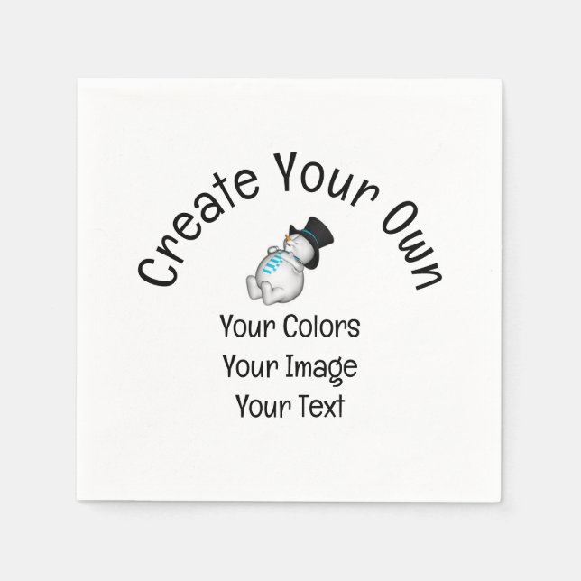 Create Your Own Custom Napkins (Front)