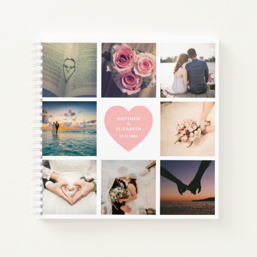 Create Your Own Custom Newly Weds Wedding Photo Notebook
