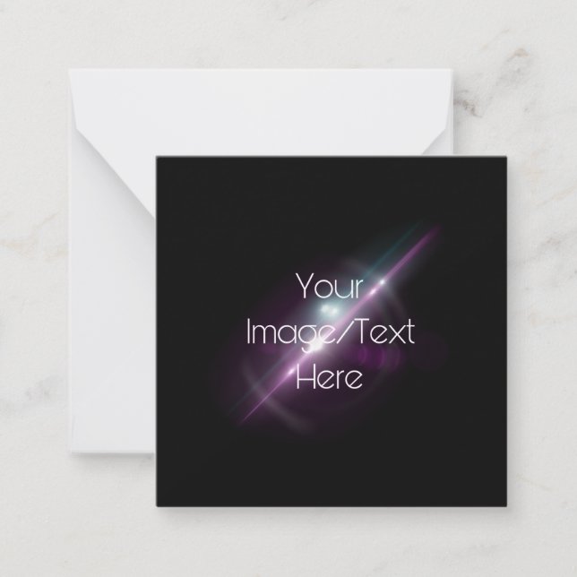 Create Your Own Custom Note Card (Front)