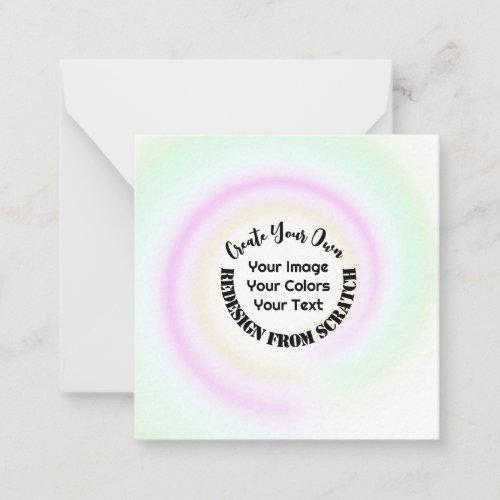 Create Your Own Custom Note Card