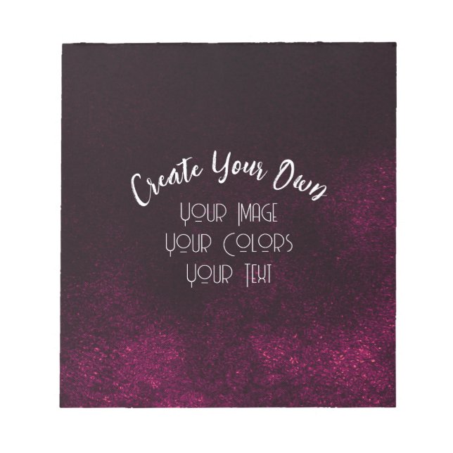 Create Your Own Custom Notepad (Front)