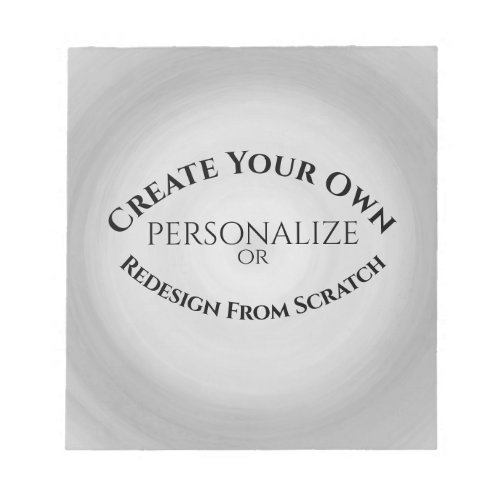 Create Your Own Custom Notepad