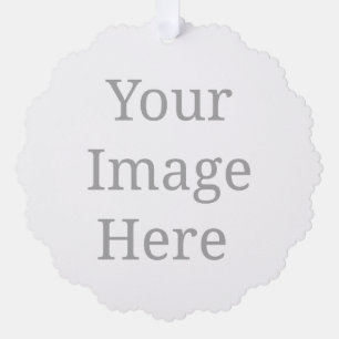 Create your own custom  ornament card