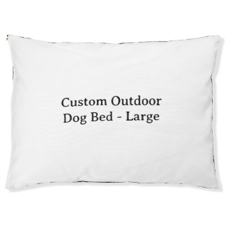 Create Your Own Custom Outdoor Dog Bed - Large