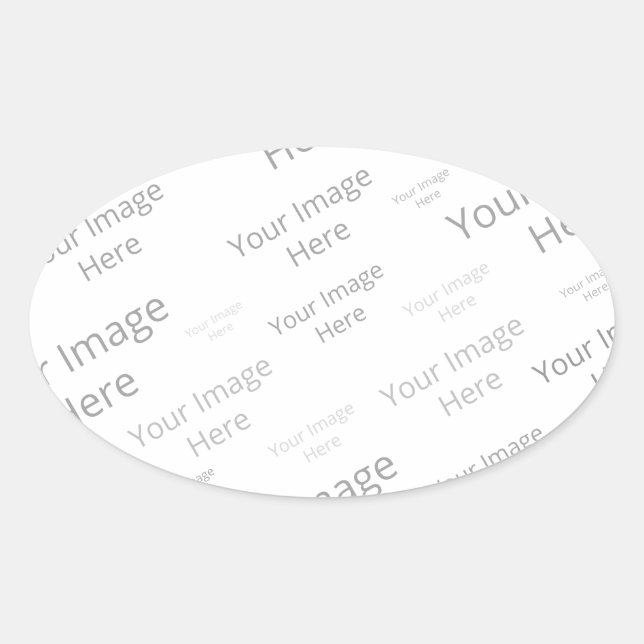 Create Your Own Custom Oval Matte Sticker (Front)