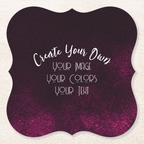 Create Your Own Custom Paper Coaster