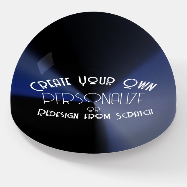 Create Your Own Custom Paperweight (Angled)