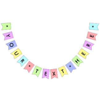 Create Your Own Custom Party Bunting Banner Flags