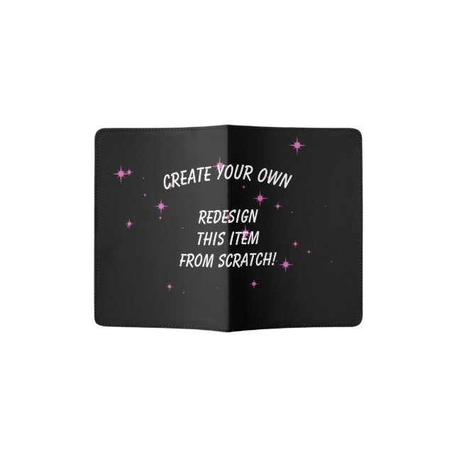 Create Your Own Custom Passport Holder (Opened)