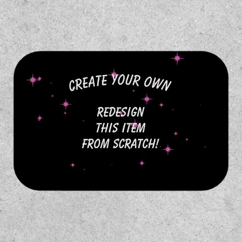 Create Your Own Custom Patch