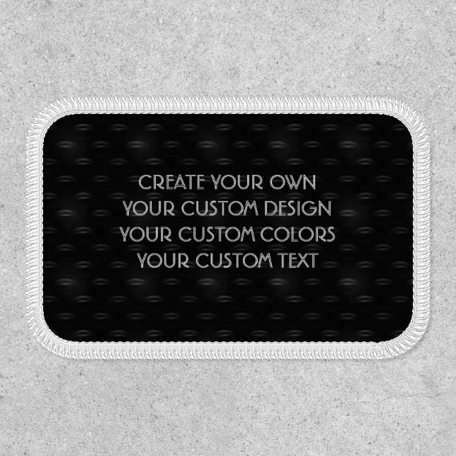 Create Your Own Custom Patch (Front)
