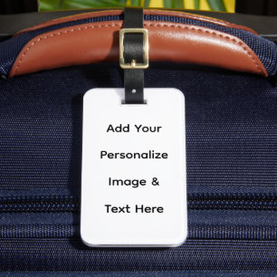 create your own custom personalize luggage tag