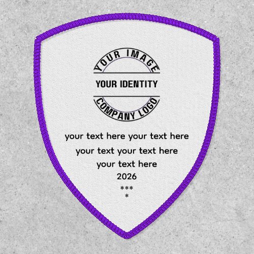Create Your Own Custom Personalize Shield Template Patch