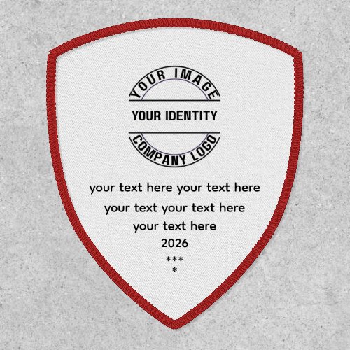 Create Your Own Custom Personalize Shield Template Patch