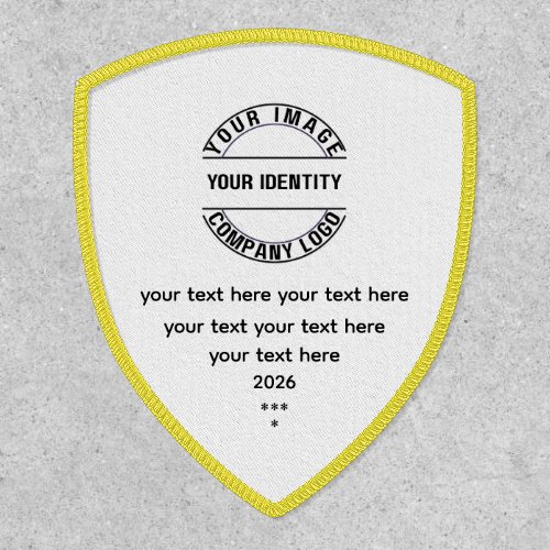 Create Your Own Custom Personalize Shield Template Patch