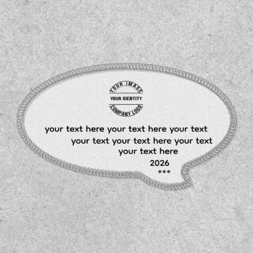 Create Your Own Custom Personalize Thought-Bubble Patch