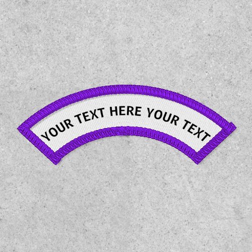 Create Your Own Custom Personalize Upper Name Rock Patch