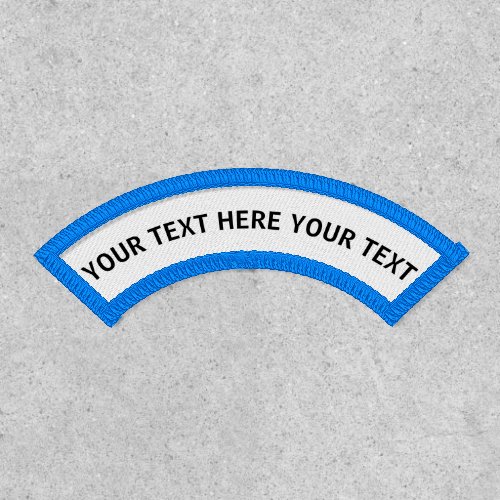 Create Your Own Custom Personalize Upper Name Rock Patch