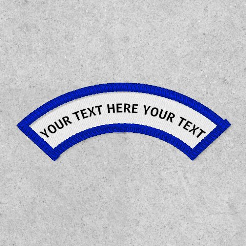 Create Your Own Custom Personalize Upper Name Rock Patch