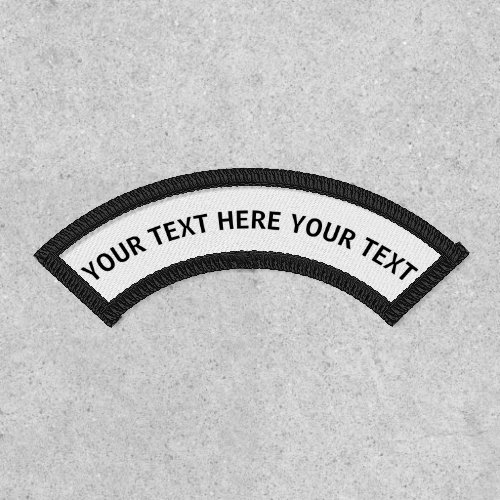 Create Your Own Custom Personalize Upper Name Rock Patch