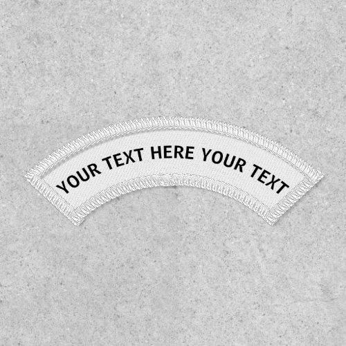 Create Your Own Custom Personalize Upper Name Rock Patch