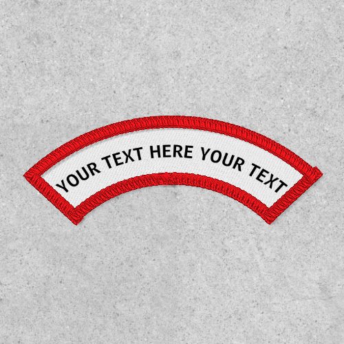 Create Your Own Custom Personalize Upper Name Rock Patch