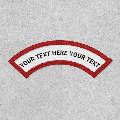 Create Your Own Custom Personalize Upper Name Rock Patch