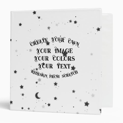 Create Your Own Custom Personalized 3 Ring Binder