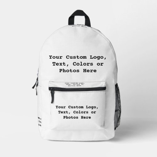 Create Your Own Custom Personalized Backpack