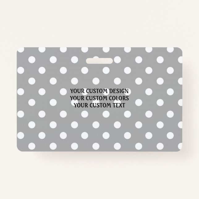 Create Your Own Custom Personalized Badge (Front)