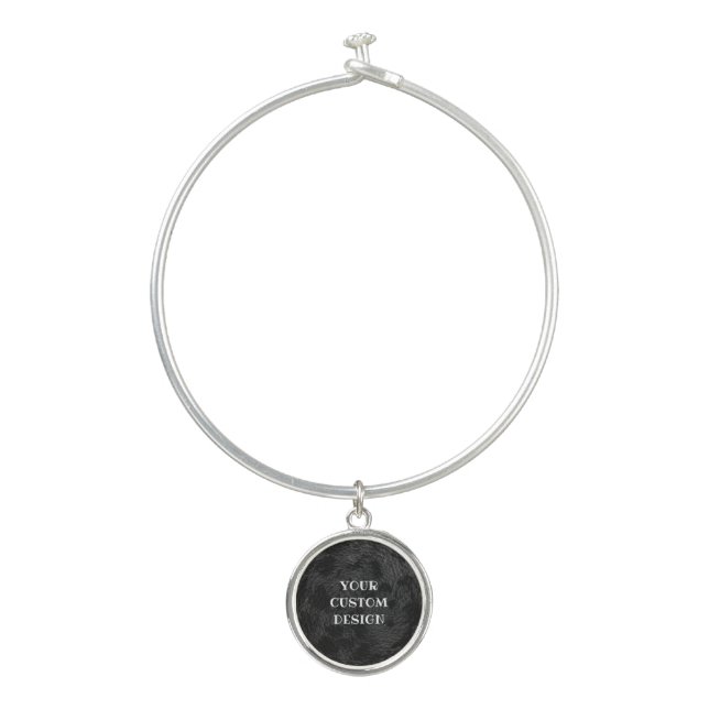 Create Your Own Custom Personalized Bangle Bracelet (Front)