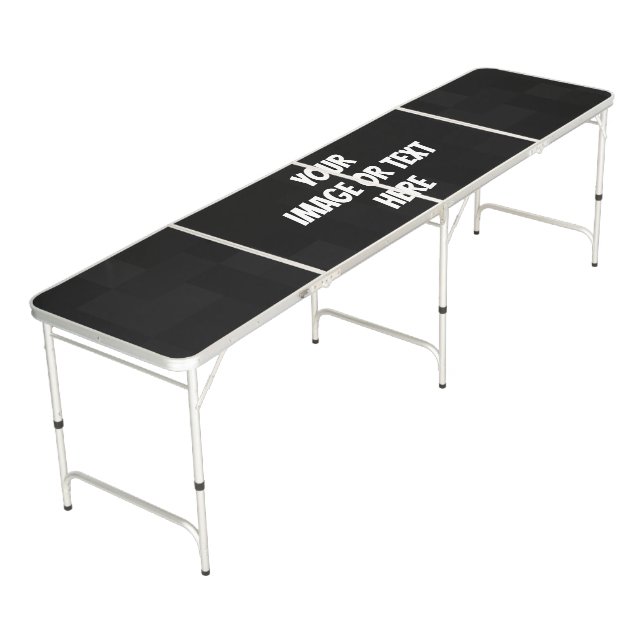 Create Your Own Custom Personalized Beer Pong Table (Angled)