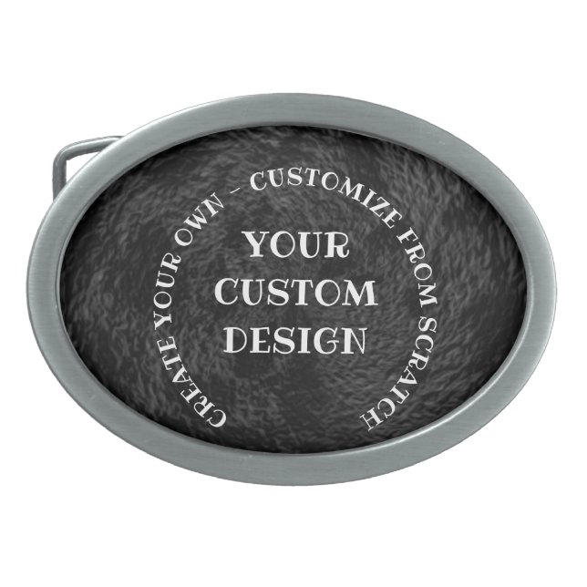 Create Your Own Custom Personalized Belt Buckle (Front)