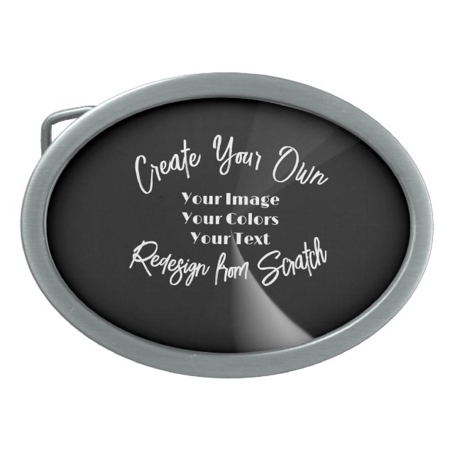 Create Your Own Custom Personalized Belt Buckle (Front)