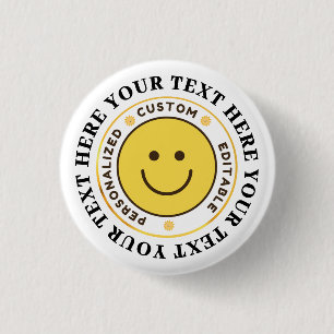 Create Your Own Custom Personalized Blank Template Button