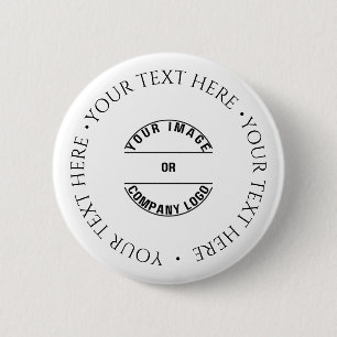 Create Your Own Custom Personalized Blank Template Button