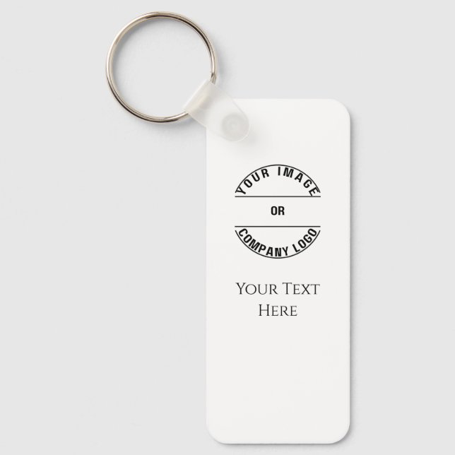 Create Your Own Custom Personalized Blank Template Keychain (Front)