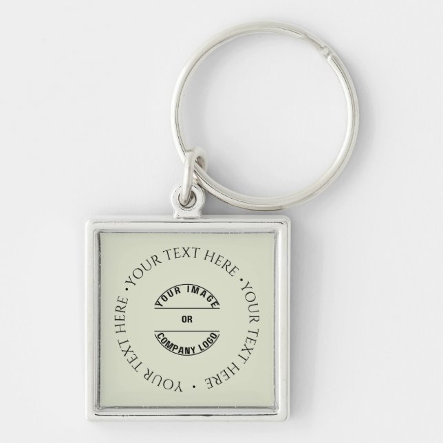 Create Your Own Custom Personalized Blank Template Keychain (Front)
