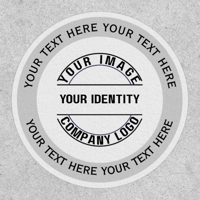 Create Your Own Custom Personalized Blank Template Patch (Front)