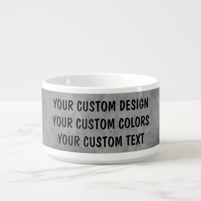 Create Your Own Custom Personalized Bowl (Center)