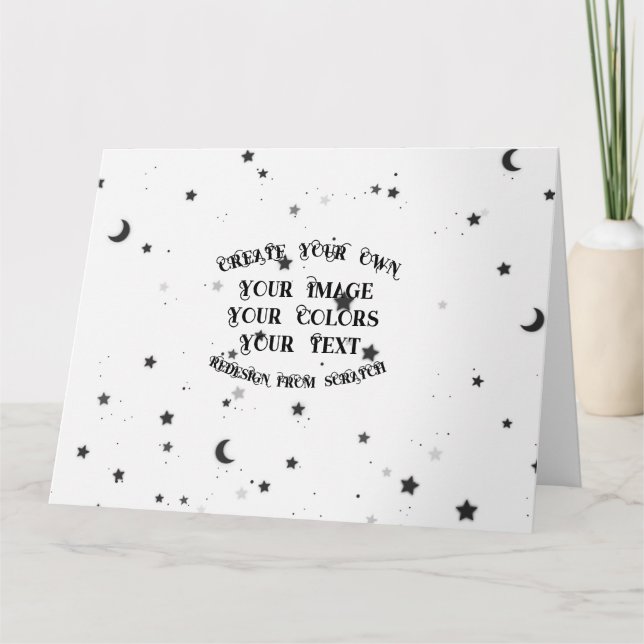 Create Your Own Custom Personalized Card (Front)