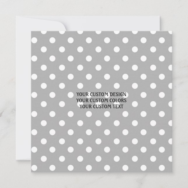 Create Your Own Custom Personalized Card (Front)