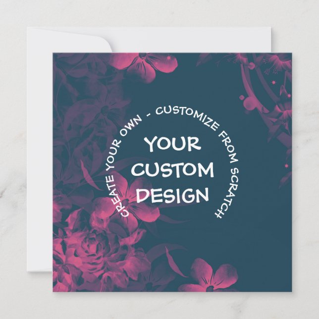 Create Your Own Custom Personalized Card (Front)