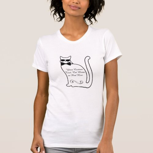 Create Your Own Custom Personalized Cat Meme T_Shirt