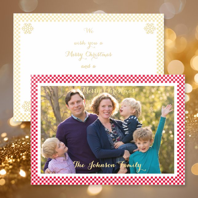 Create Your Own Custom Personalized Christmas Letterpress Photo Cards (Create Your Own Custom Personalized Christmas Letterpress Photo Cards)
