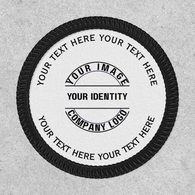 Create Your Own Custom Personalized Circle 1.5" Patch (Front)