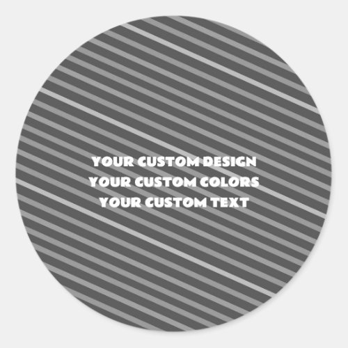 Create Your Own Custom Personalized Classic Round Sticker